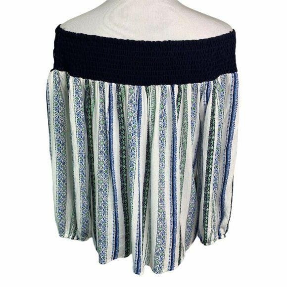 Lulumari-Off The Shoulder Braided Neckline Top - Picture 6 of 9